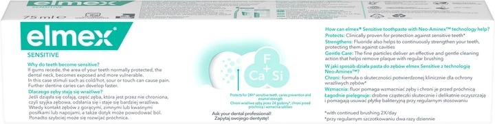 Зубна паста Colgate Elmex Sensitive Plus 75 млфото5