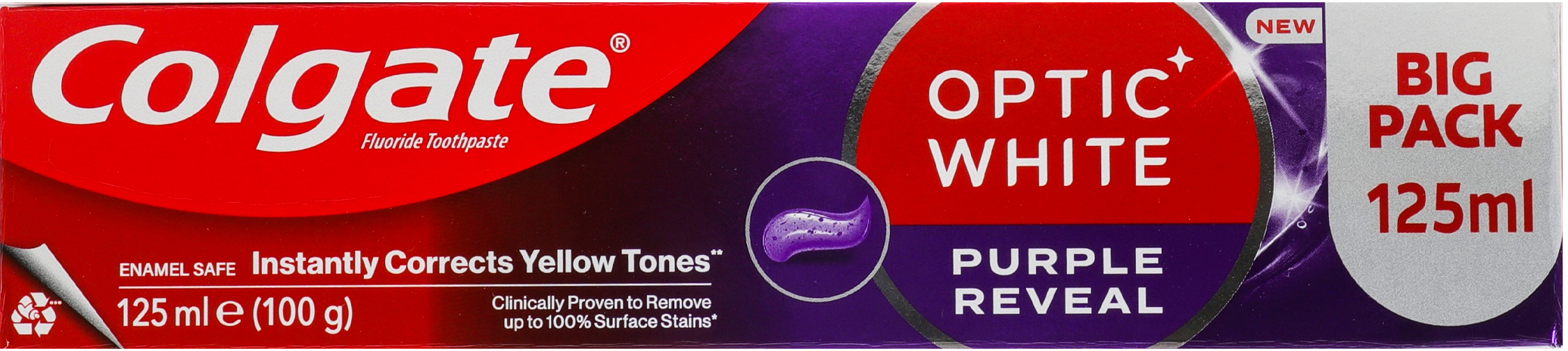 Зубная паста Colgate Optic White Purple 125 мл фото 2