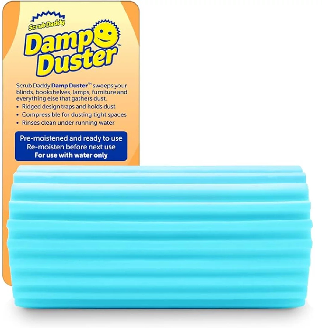 Губка для пыли Scrub Daddy Dump Duster голубая фото 2