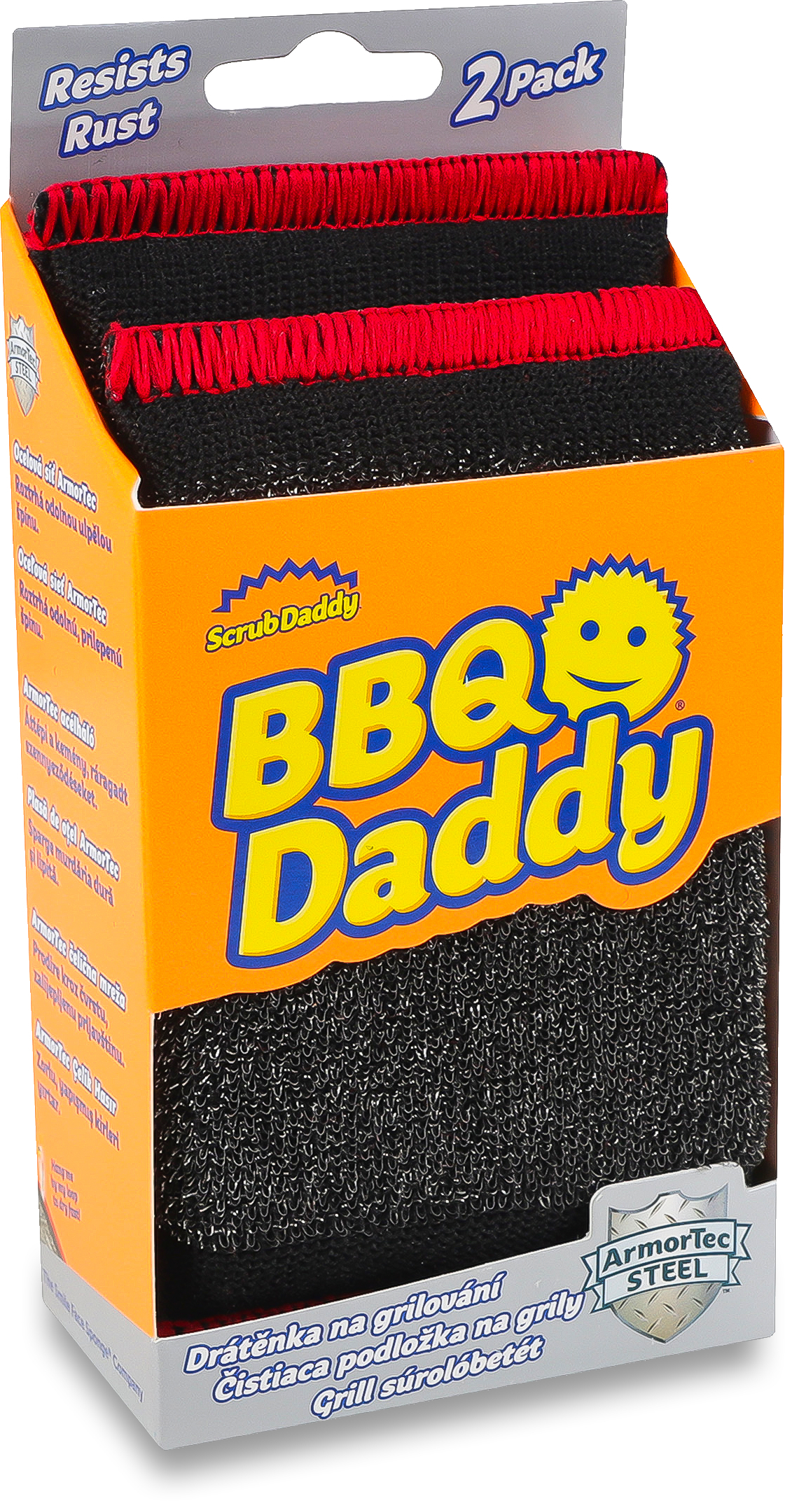 Губка-скрабер металлизированная Scrub Daddy BBQ 2 шт фото 