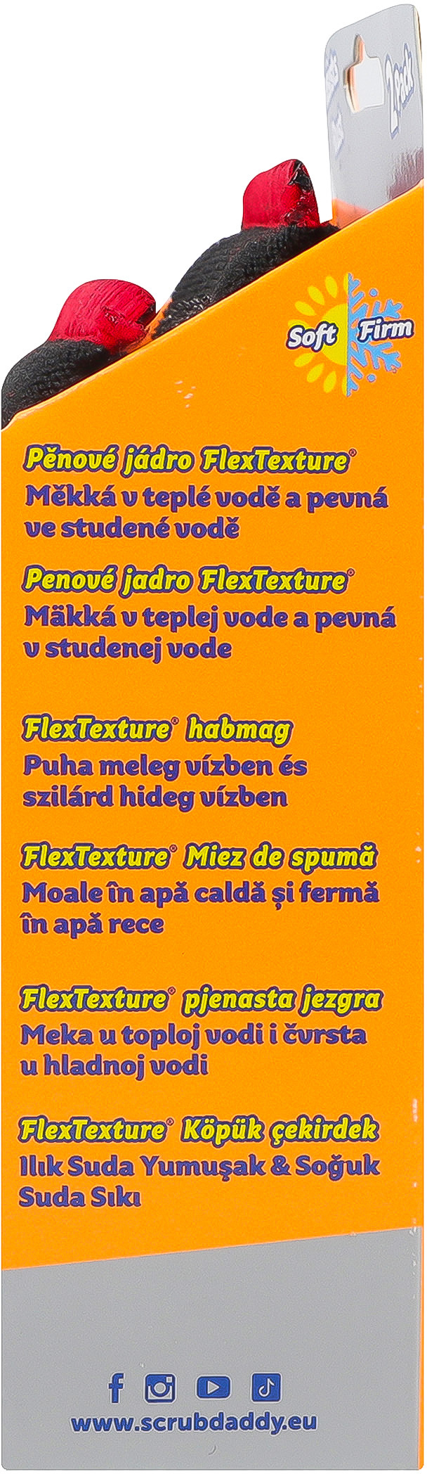 Губка-скрабер металлизированная Scrub Daddy BBQ 2 шт фото 