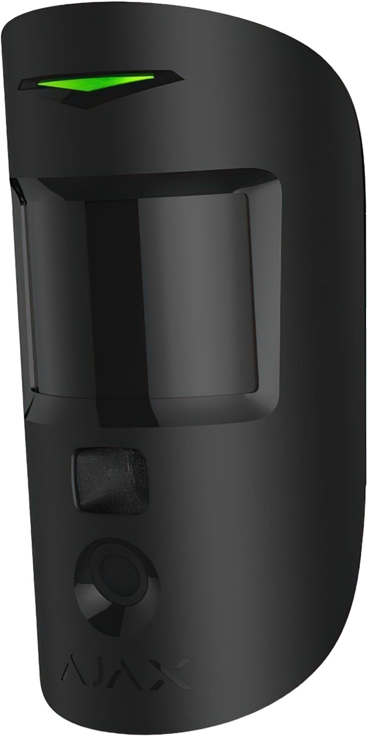 Бездротовий датчик руху з камерою, з покращеною фотофіксацією та фото по запиту Ajax HDR MotionCam PhOD black, Jeweller,фото