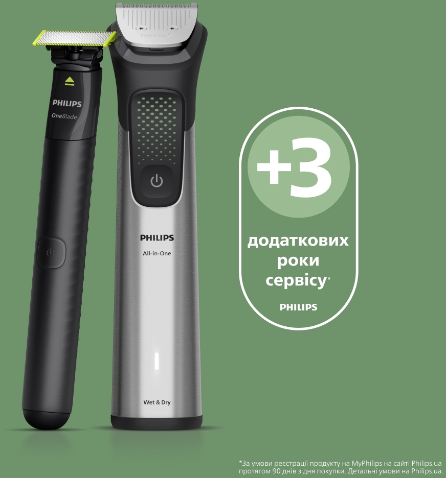 Универсальный триммер Philips MG9558/15 серии 9000 (20-в-1) фото 25