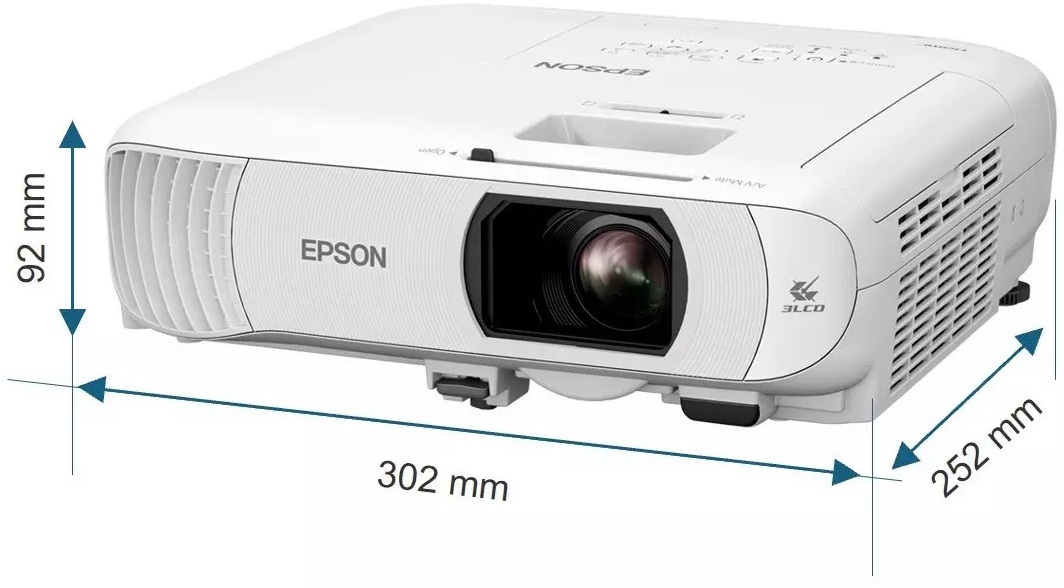 Проектор Epson для домашнього кінотеатру EH-TW840 (V11HB63042)фото