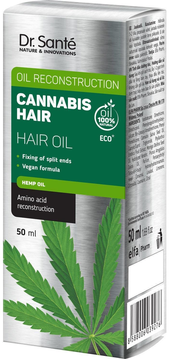Олія для волосся Dr. Sante Cannabis Hair 50 млфото2