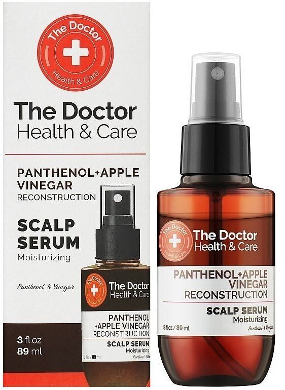 Сыворотка для волос The Doctor Пантенол и яблочный уксус Реконструкция 89 мл фото 