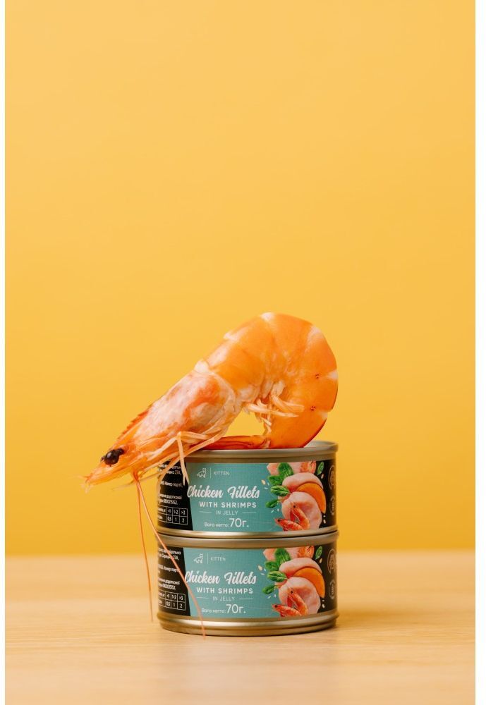 Корм влажный для котят Savory Chicken Fillets rich in Shrimps in Jelly for Kittens филе курицы с креветками в желе 70 г фото 6