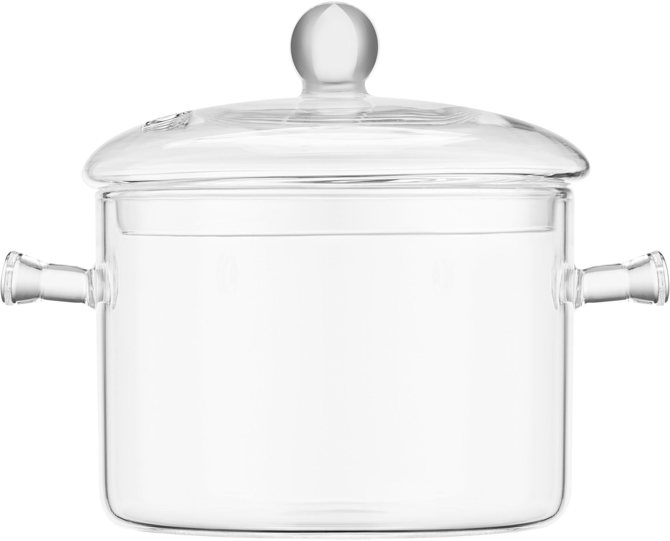 Кастрюля ARDESTO Black Mars, с крышкой 1.5л, боросиликатное стекло (AR0715GB) фото 