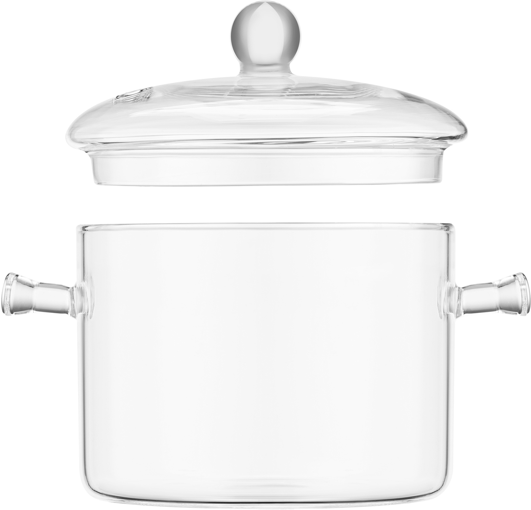 Каструля ARDESTO Black Mars, з кришкою 2л, боросилікатне скло (AR0720GB)фото