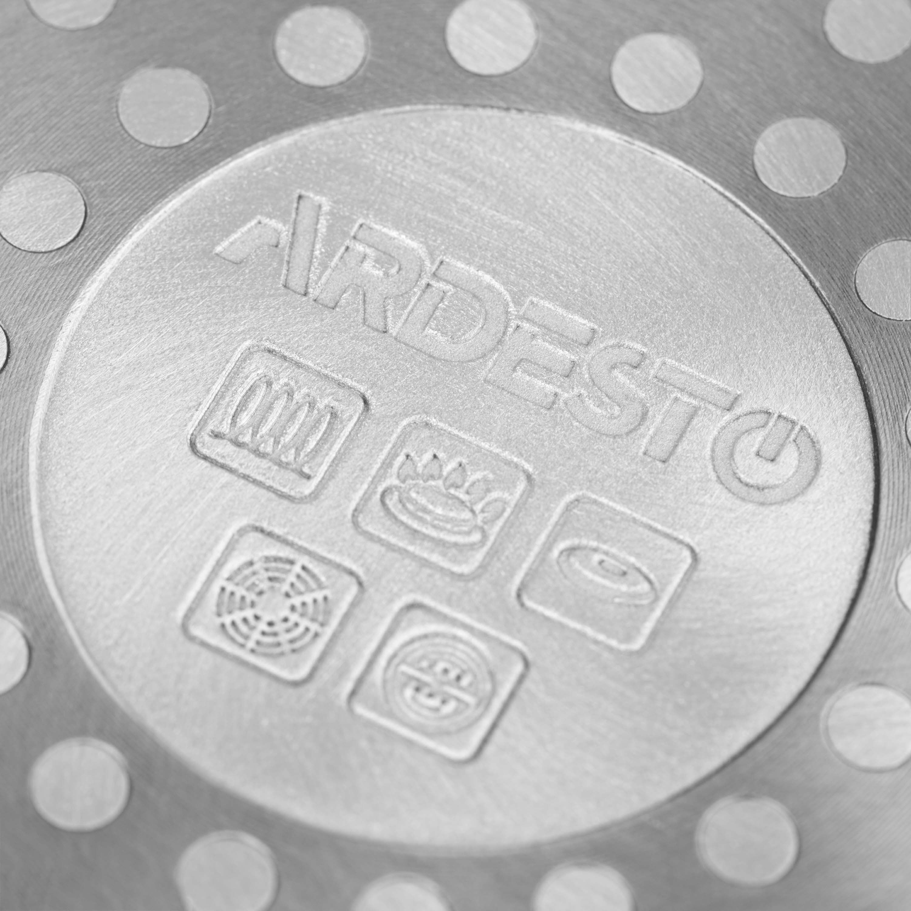 Кастрюля ARDESTO Gemini Bari, 2.5л, стеклянная крышка, алюминий, черный (AR1925AC) фото 