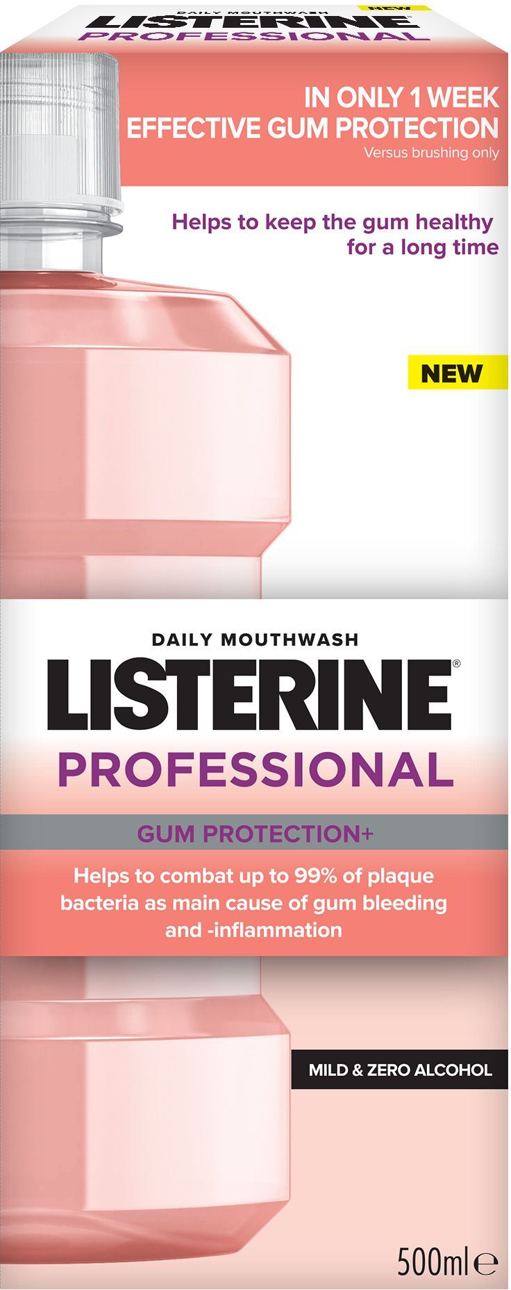 Ополіскувач для ротової порожнини Listerine Професійний Захист ясен 500 млфото