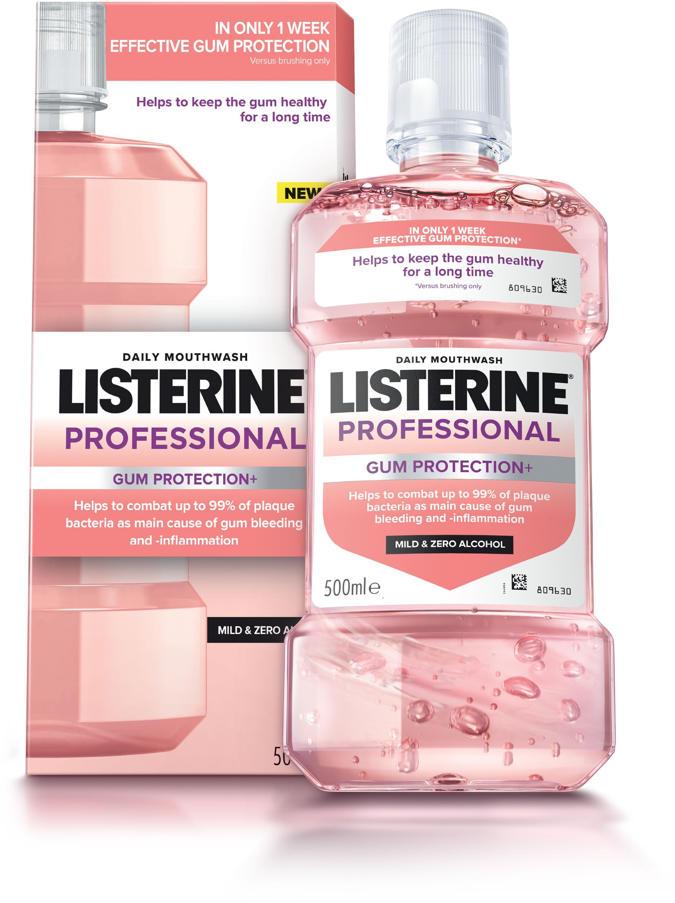 Ополіскувач для ротової порожнини Listerine Професійний Захист ясен 500 млфото