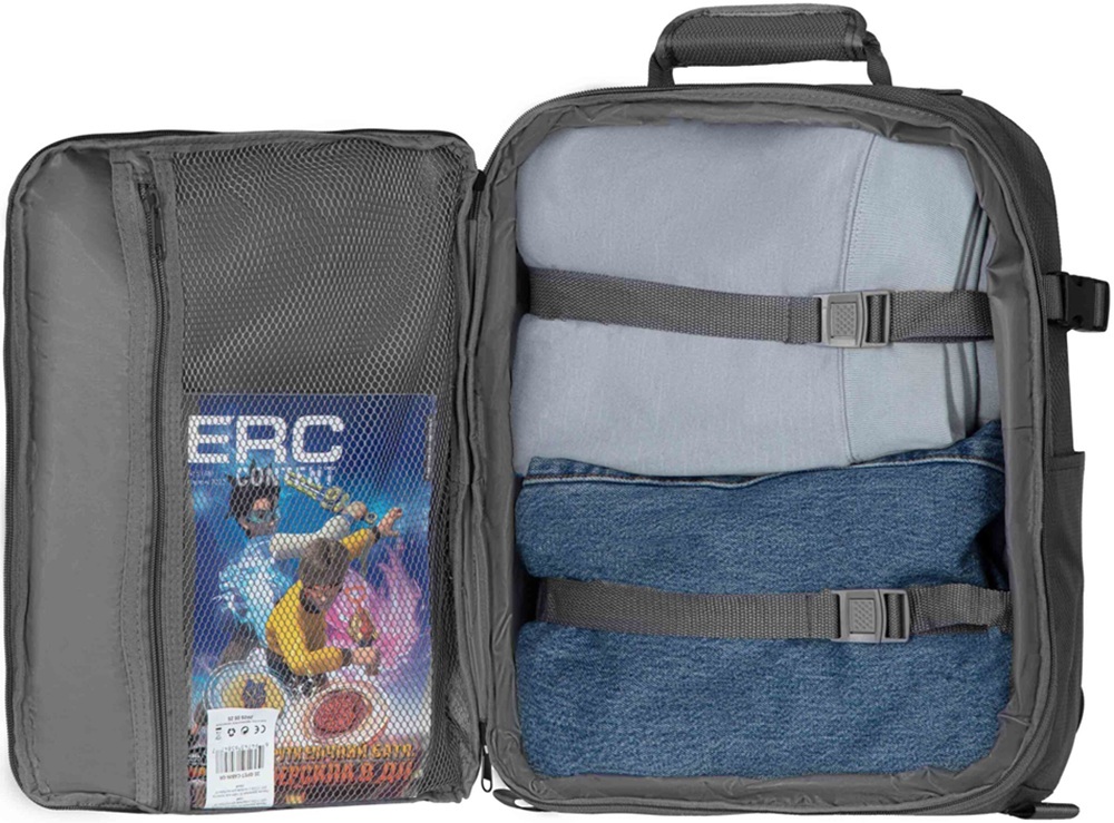 Рюкзак дорожній 2Е Cabin size з відсіком для ноутбука сірий 2E-BPET-CABIN-GRфото11