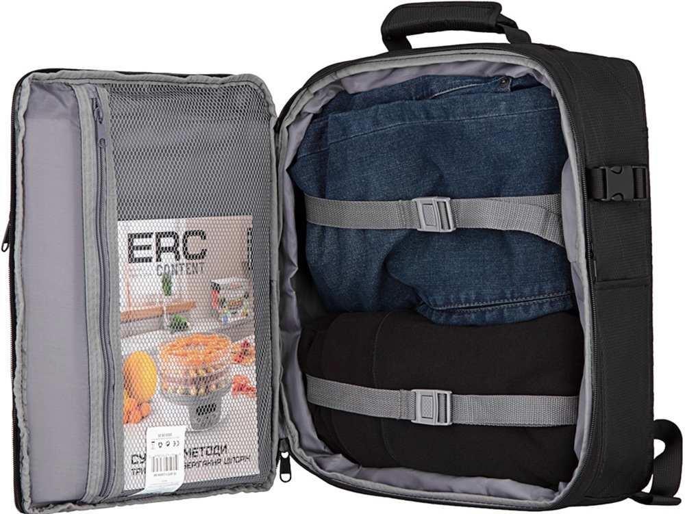 Рюкзак дорожній 2Е, Cabin size з відсіком для ноутбука чорний 2E-BPET-CABIN-BKфото10