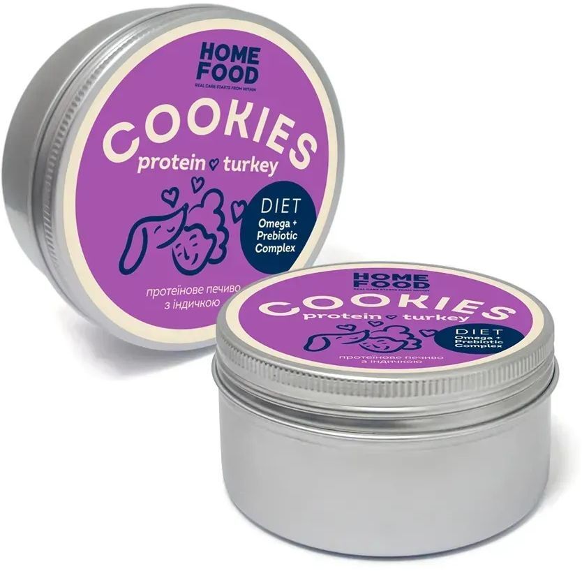 Протеиновое печенье для собак Home Food с индейкой 80 г фото 4