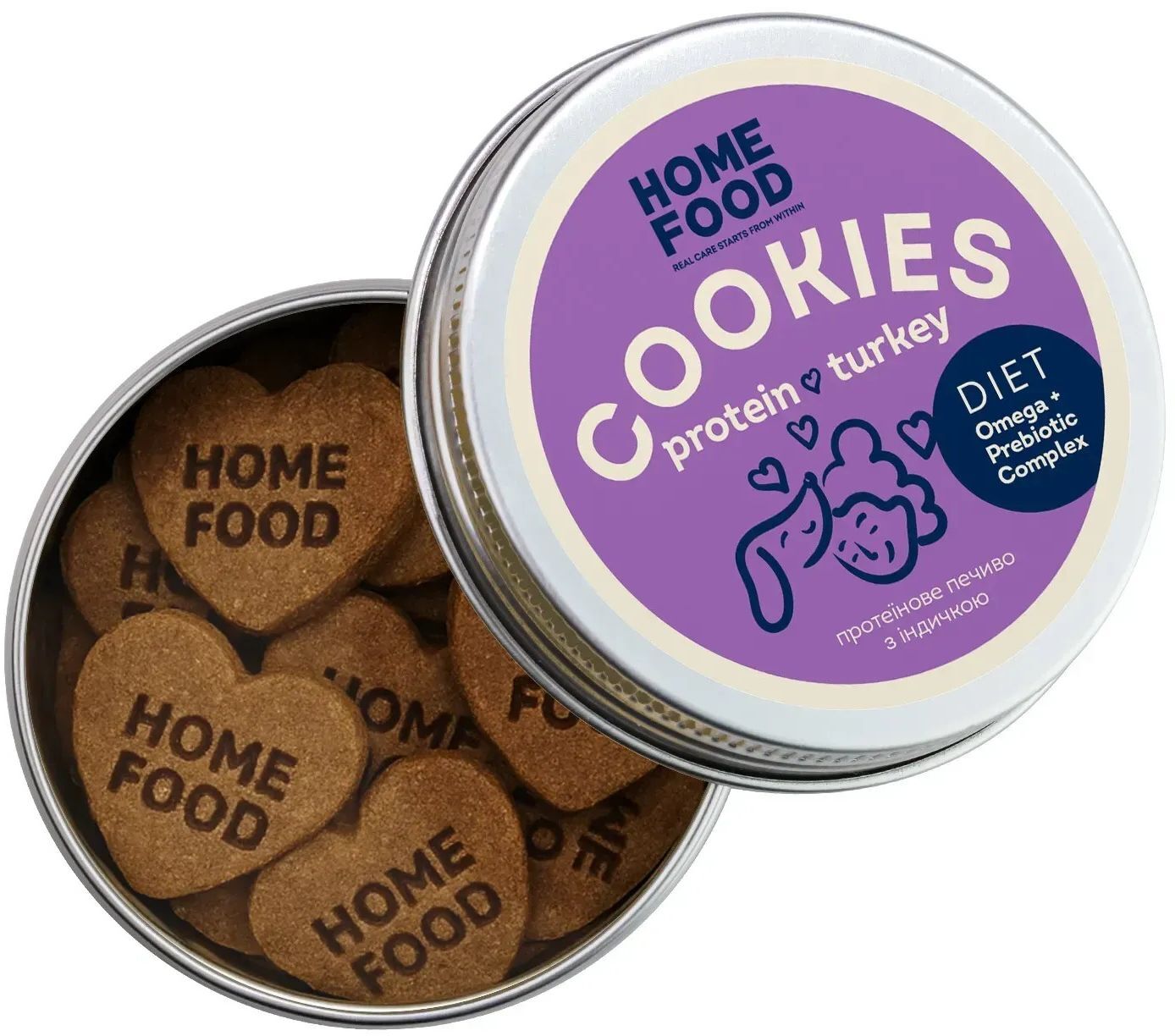 Протеиновое печенье для собак Home Food с индейкой 80 г фото 2