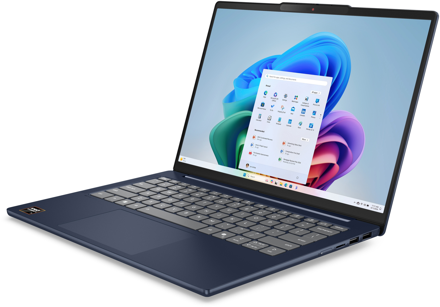 Ноутбук LENOVO IdeaPad Slim 5 14ARP10 Cosmic Blue (83HT0033RA) фото 3