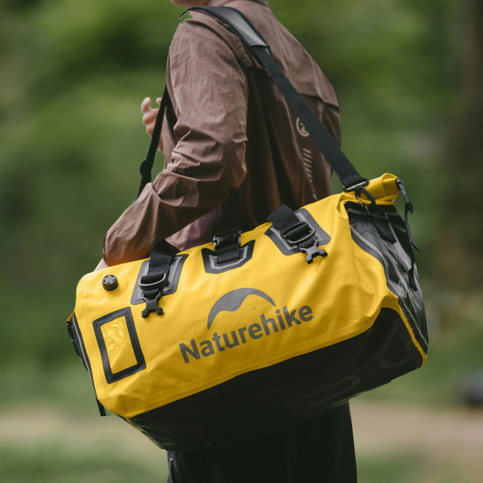 Водонепроникна дорожня сумка Naturehike CNK2450XB015, 60 л, жовтафото2