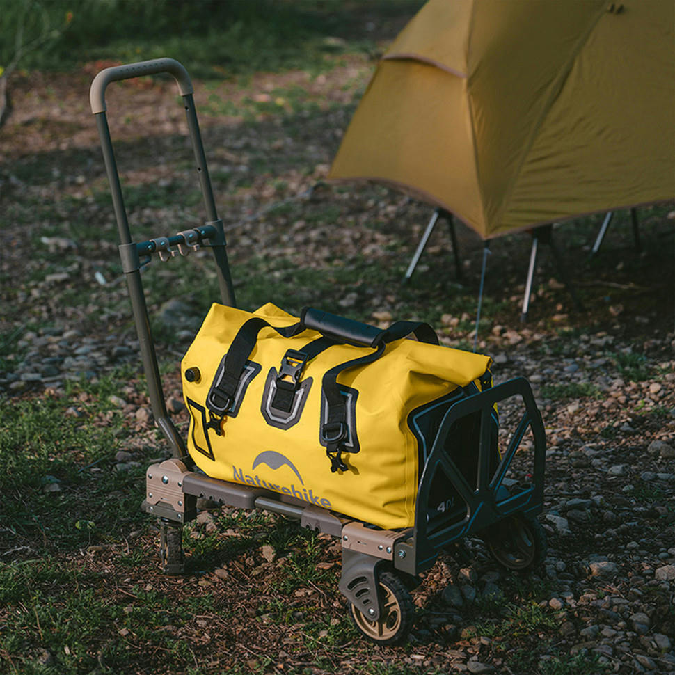 Водонепроникна дорожня сумка Naturehike CNK2450XB015, 60 л, жовтафото4