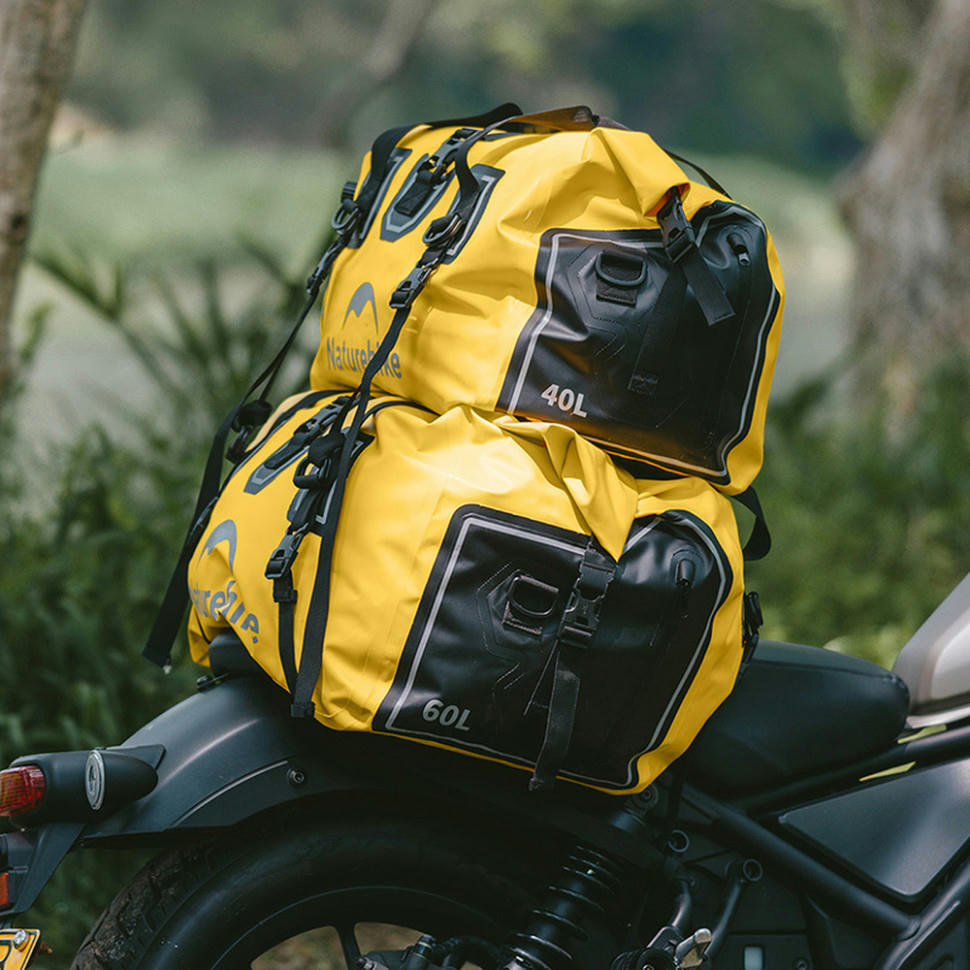 Водонепроникна дорожня сумка Naturehike CNK2450XB015, 60 л, жовтафото6
