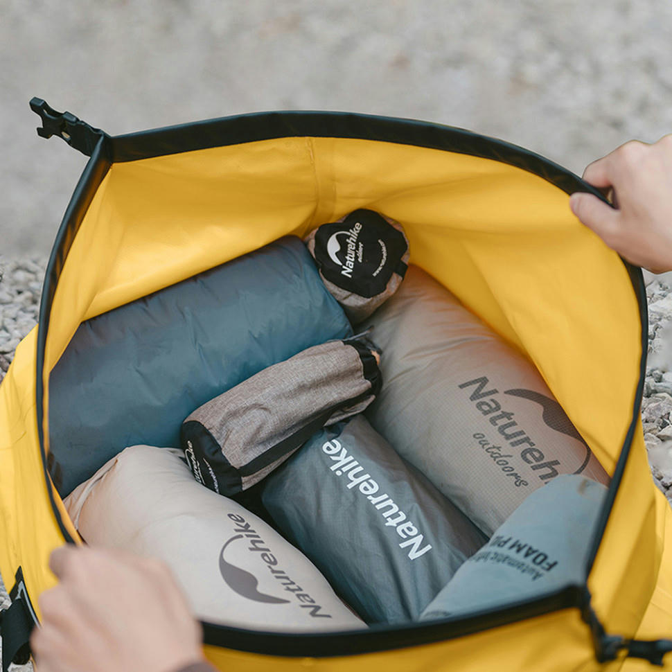 Водонепроникна дорожня сумка Naturehike CNK2450XB015, 60 л, жовтафото7