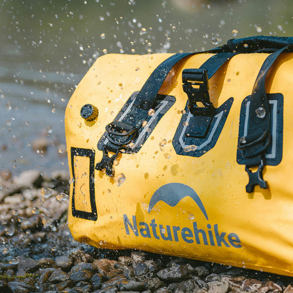 Водонепроникна дорожня сумка Naturehike CNK2450XB015, 60 л, жовтафото8