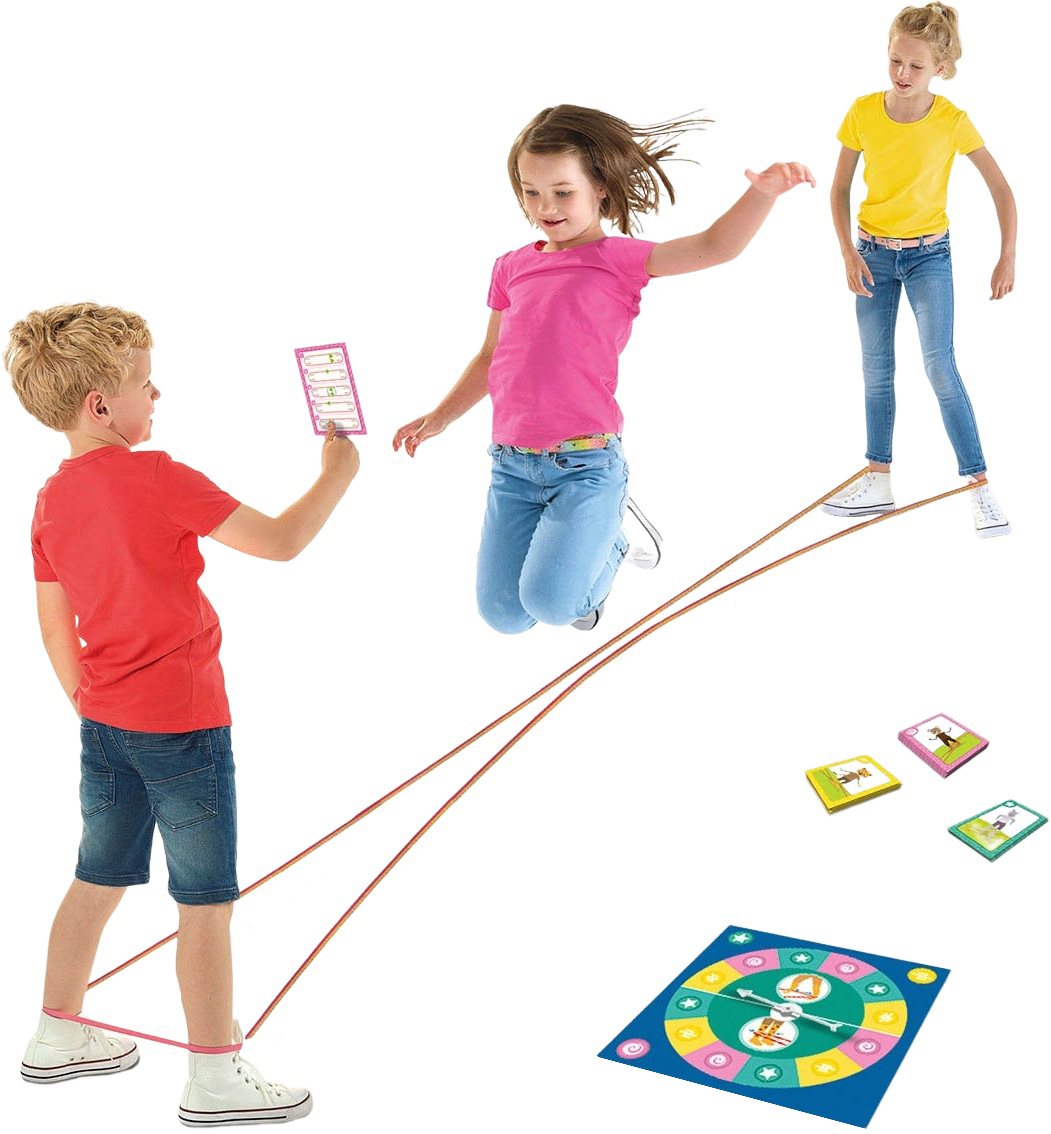 Розвиваюча гра з резинкою для стрибків Ses Creative Стрибуча команда (02248S)фото