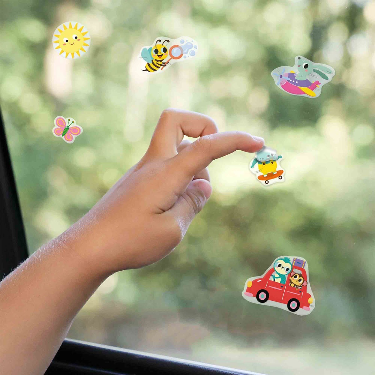 Набір наліпок на вікна Ses Creative Веселі тварини (02306S)фото4