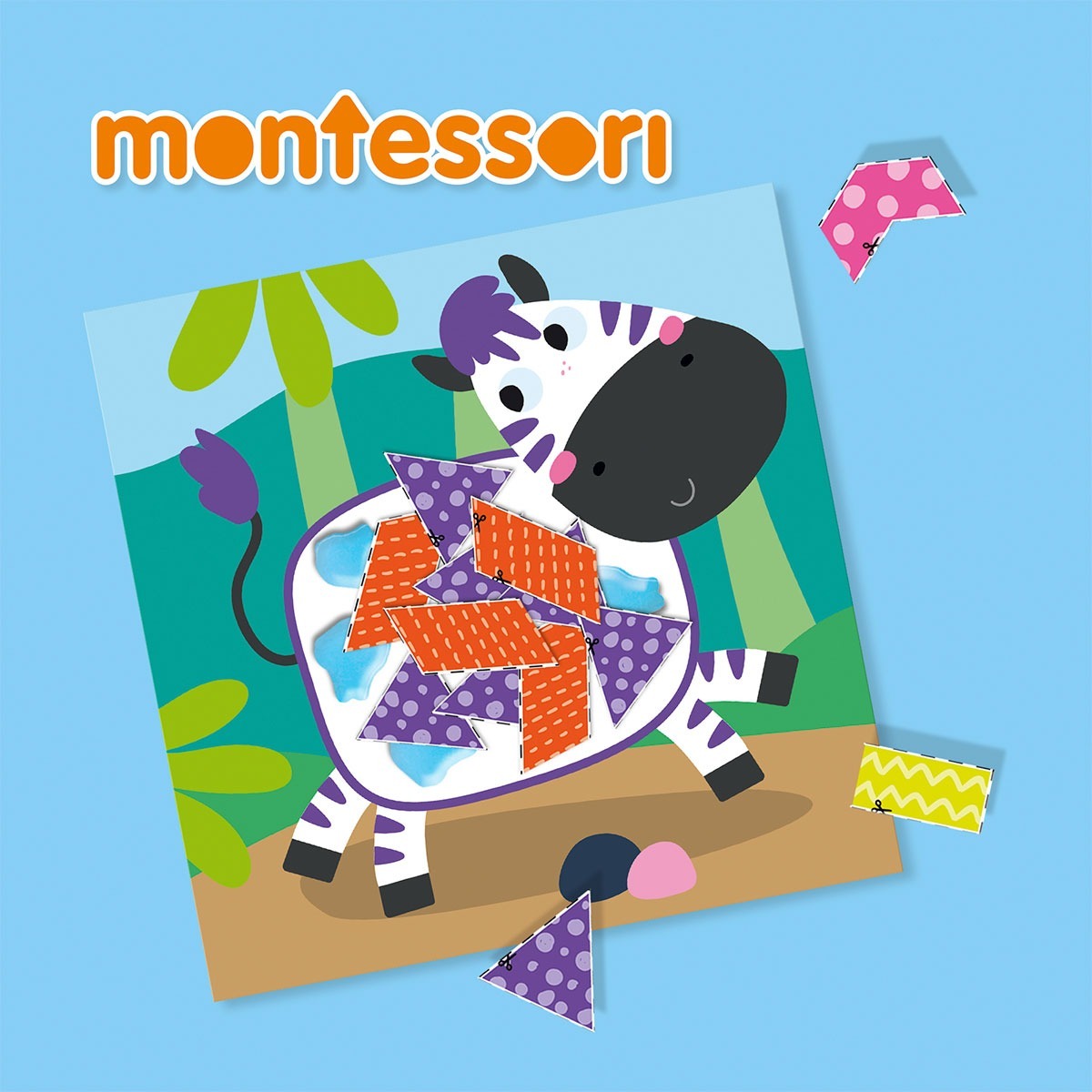 Набір для творчості Ses Creative "Montessori" – Вирізай з тваринами (14061S)фото