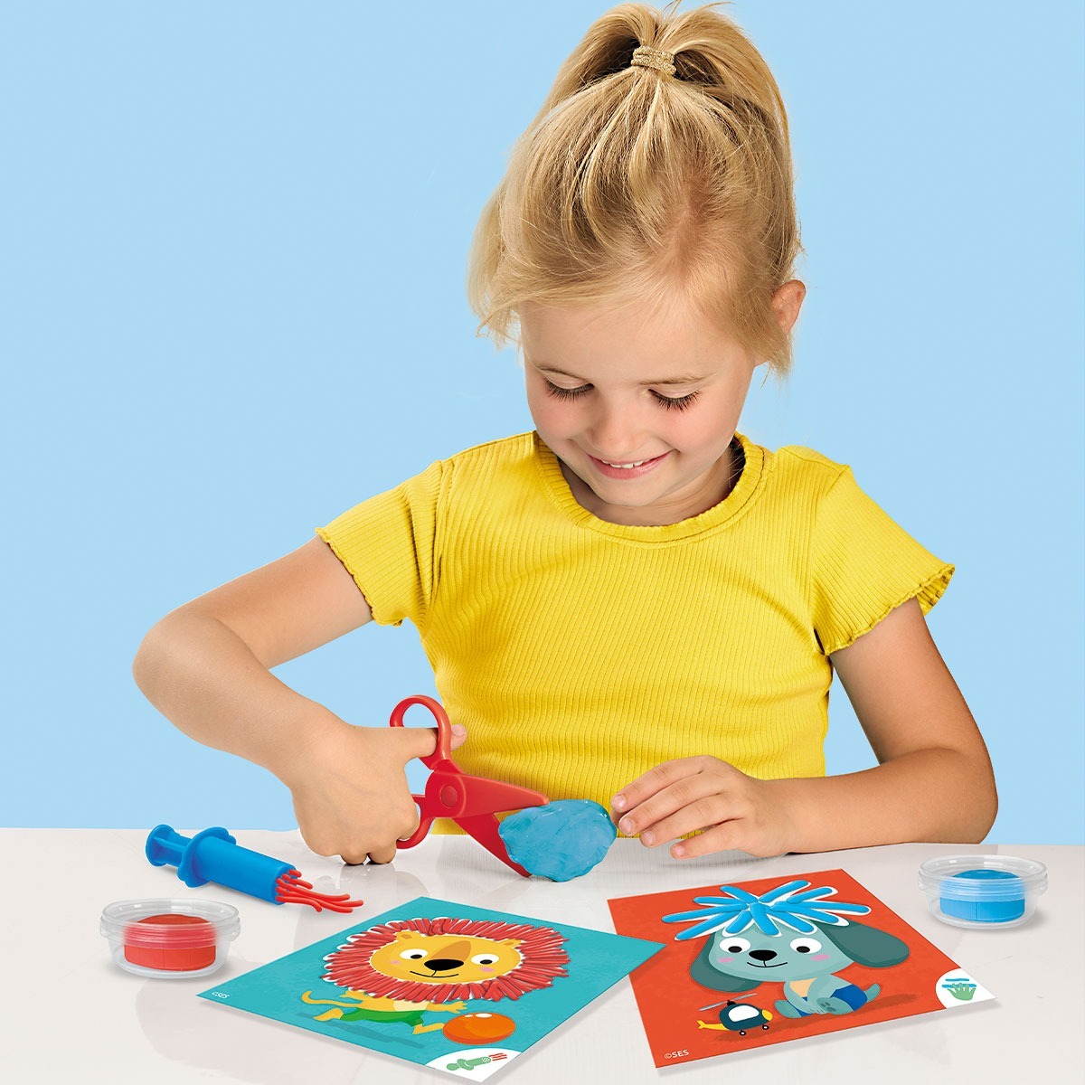 Набір для ліплення Ses Creative "My first" – Весела перукарня (14407S)фото