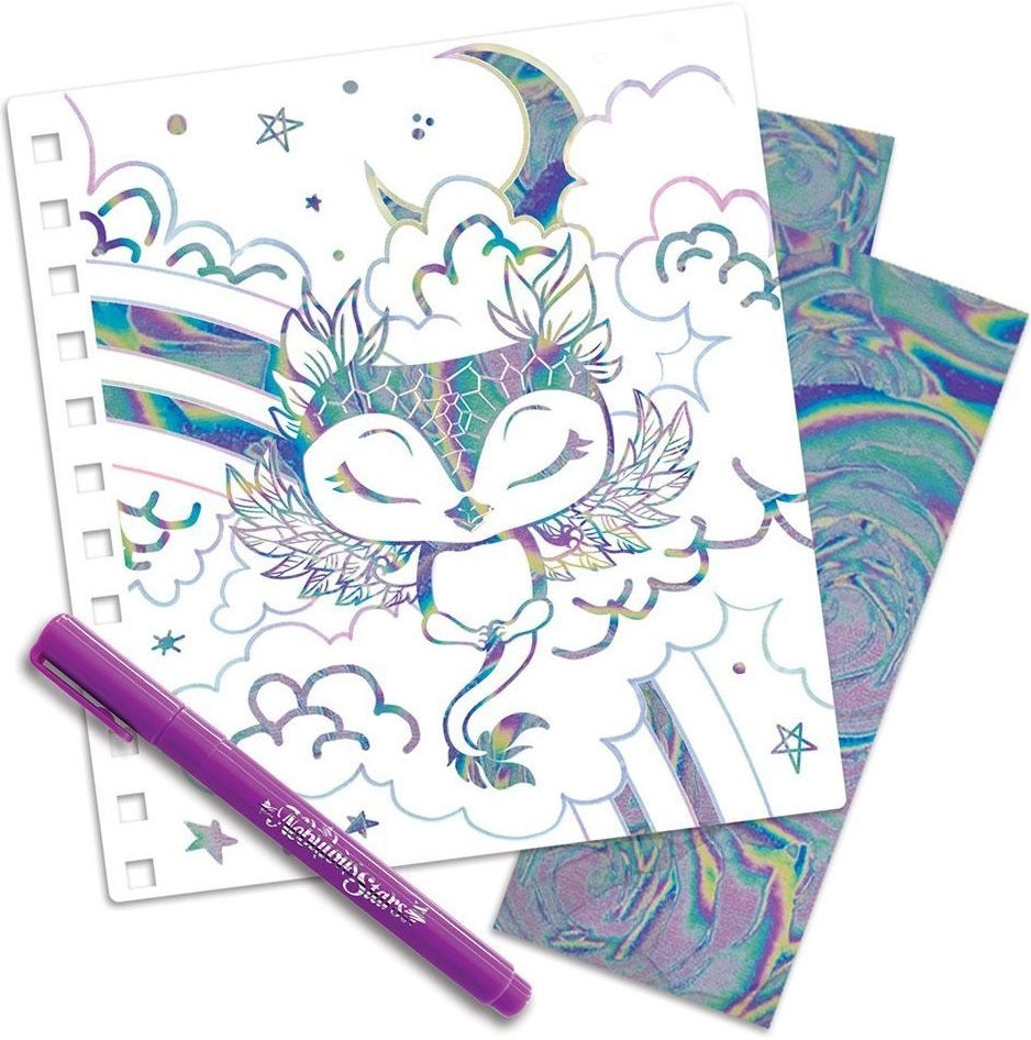 Набір для творчості Nebulous Stars Скетчбук: фантазійне мистецтво із фольги (11025_NebulousStars)фото6