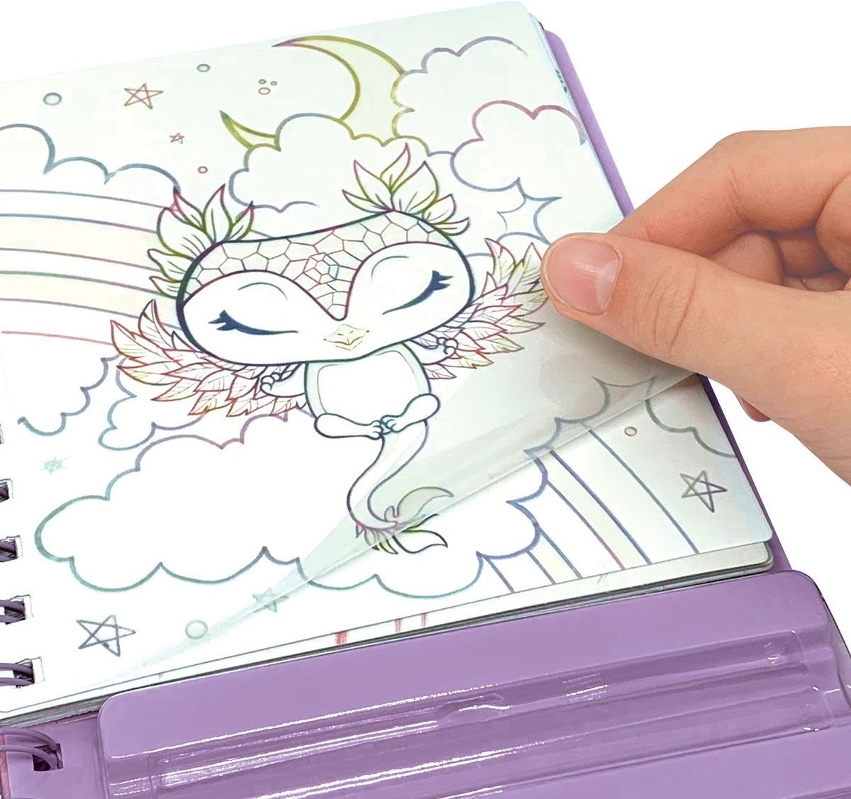 Набір для творчості Nebulous Stars Скетчбук: фантазійне мистецтво із фольги (11025_NebulousStars)фото3