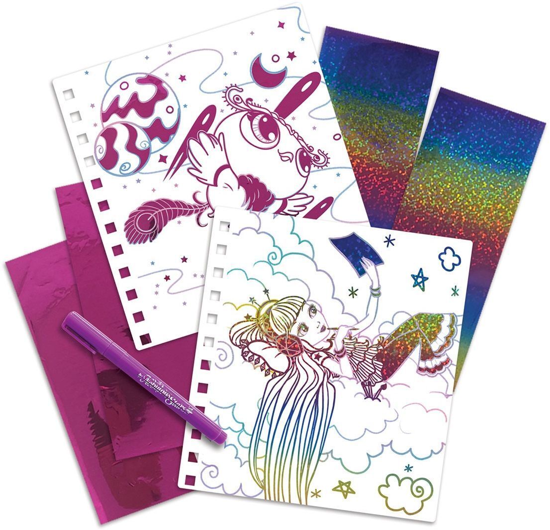 Набір для творчості Nebulous Stars Скетчбук: фантазійне мистецтво із фольги (11025_NebulousStars)фото5
