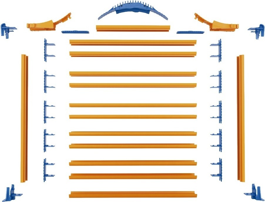 Игровой гараж с дорожками для хранения машинок Hot Wheels (HWCC9B) фото