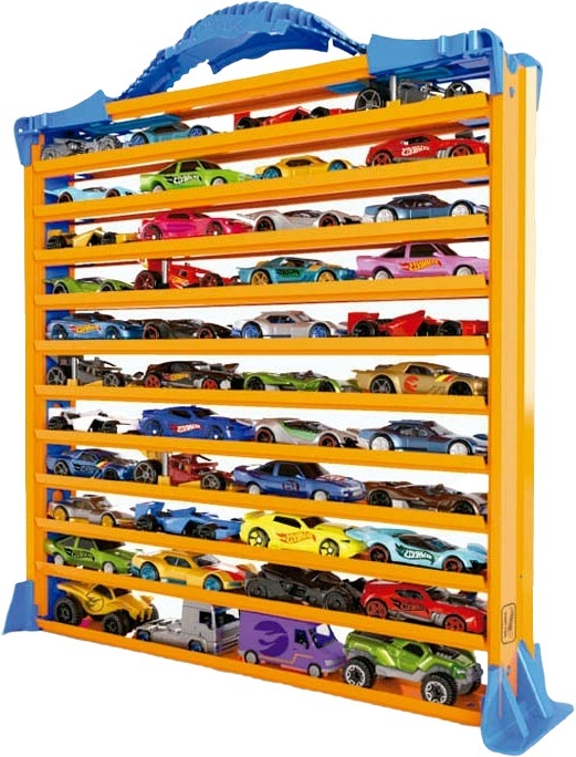 Игровой гараж с дорожками для хранения машинок Hot Wheels (HWCC9B) фото