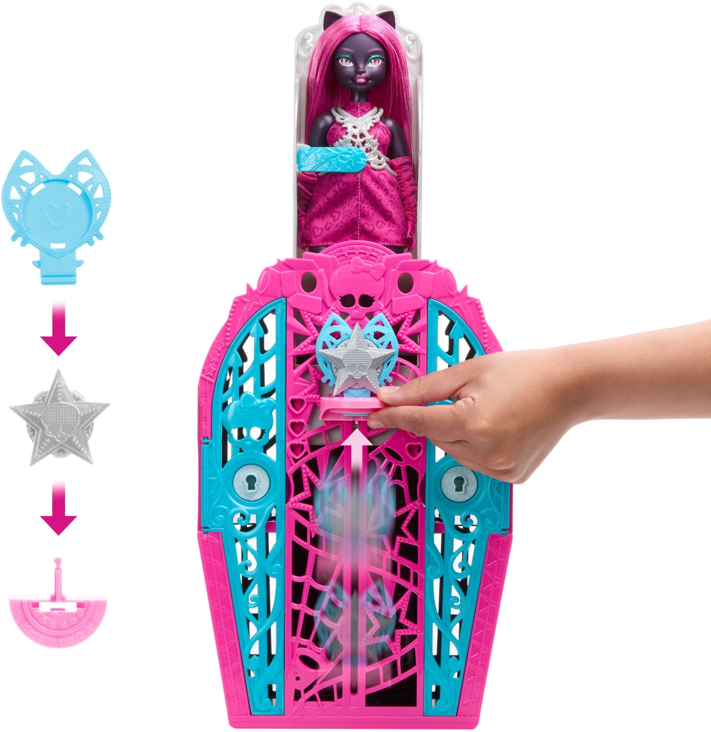 Набор-сюрприз "Ужас-секреты Кэтти Нуар" серии "Тайны ужасающего" Monster High (JBG82) фото