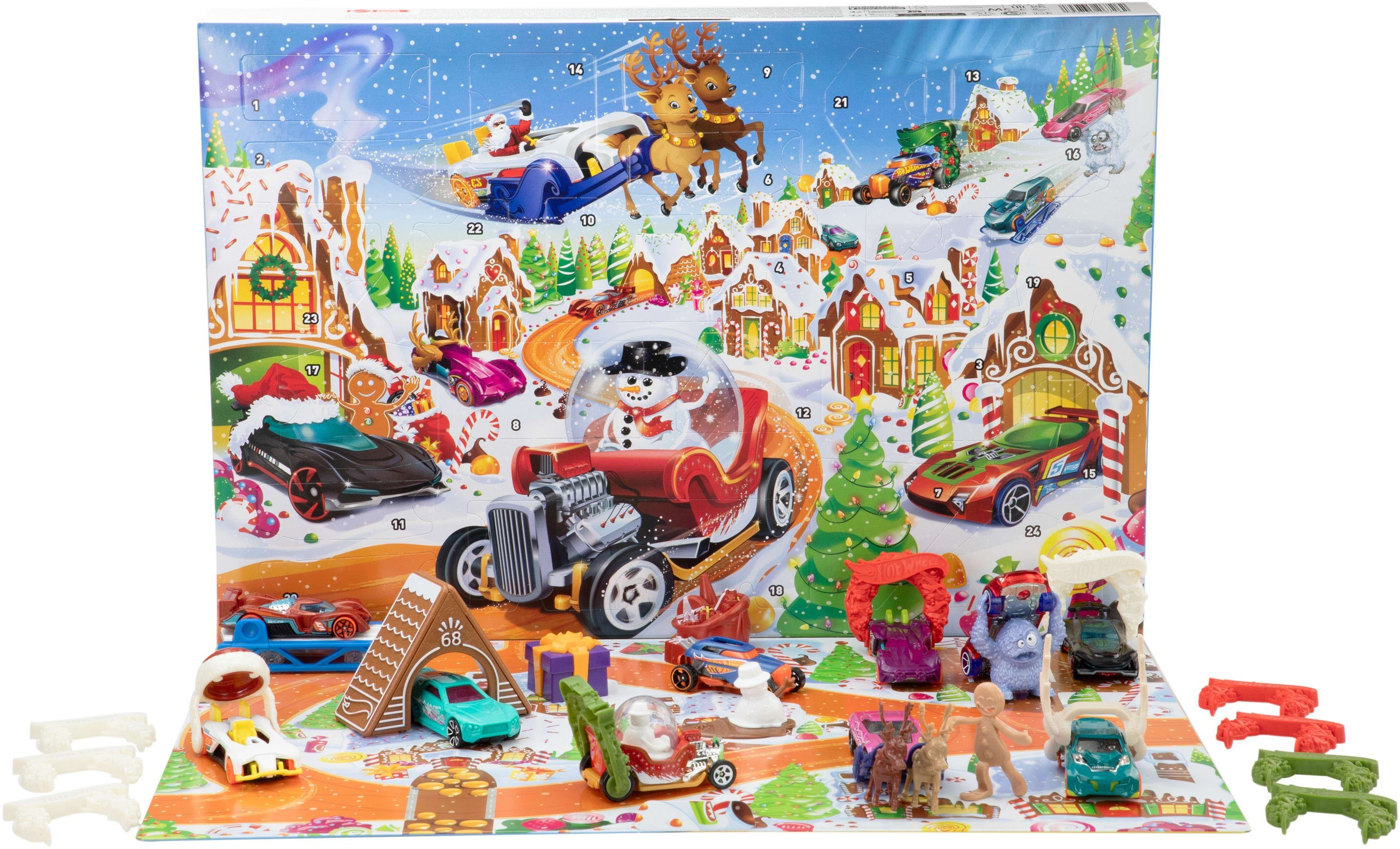 Адвент-календарь Hot Wheels (JCB47) фото 2