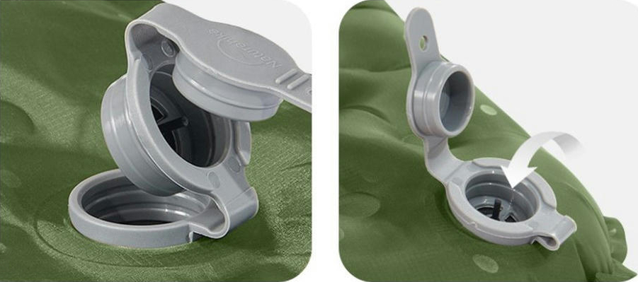 Матрац надувний надлегкий двомісний Naturehike CNK2450WS014 зеленийфото4