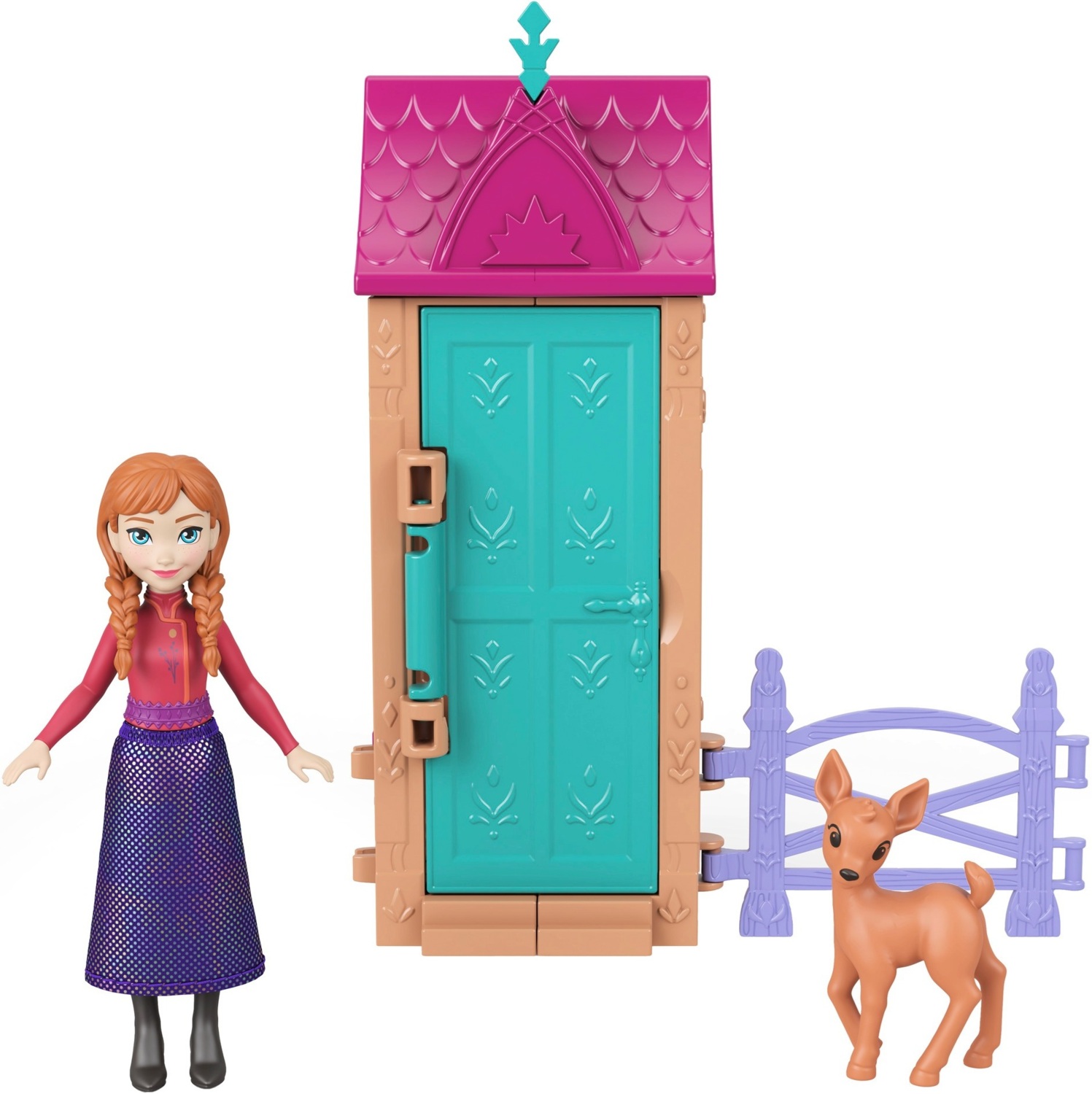 Набор с мини-куклой "Эрендельский городок" из м/ф "Ледяное сердце" (сюрприз) (JFG24) фото