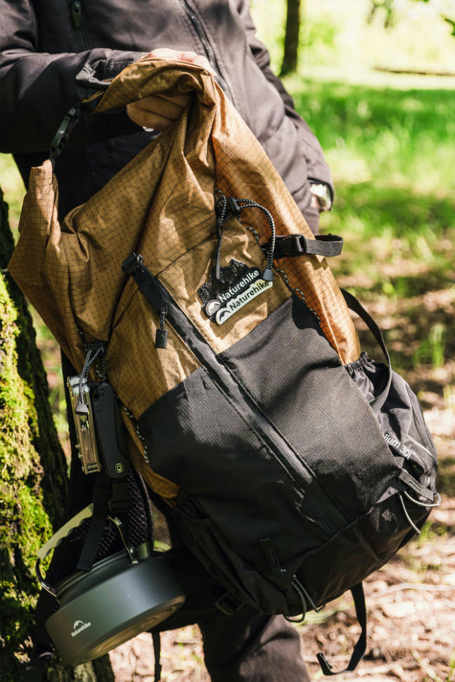 Рюкзак туристичний Naturehike CNK2300016, 30+5 л, коричневийфото5