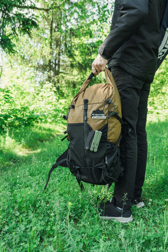 Рюкзак туристичний Naturehike CNK2300016, 30+5 л, коричневийфото6