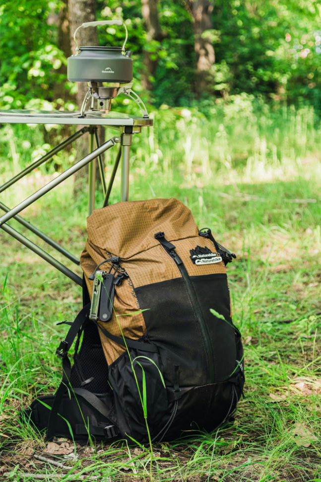 Рюкзак туристичний Naturehike CNK2300016, 30+5 л, коричневийфото7