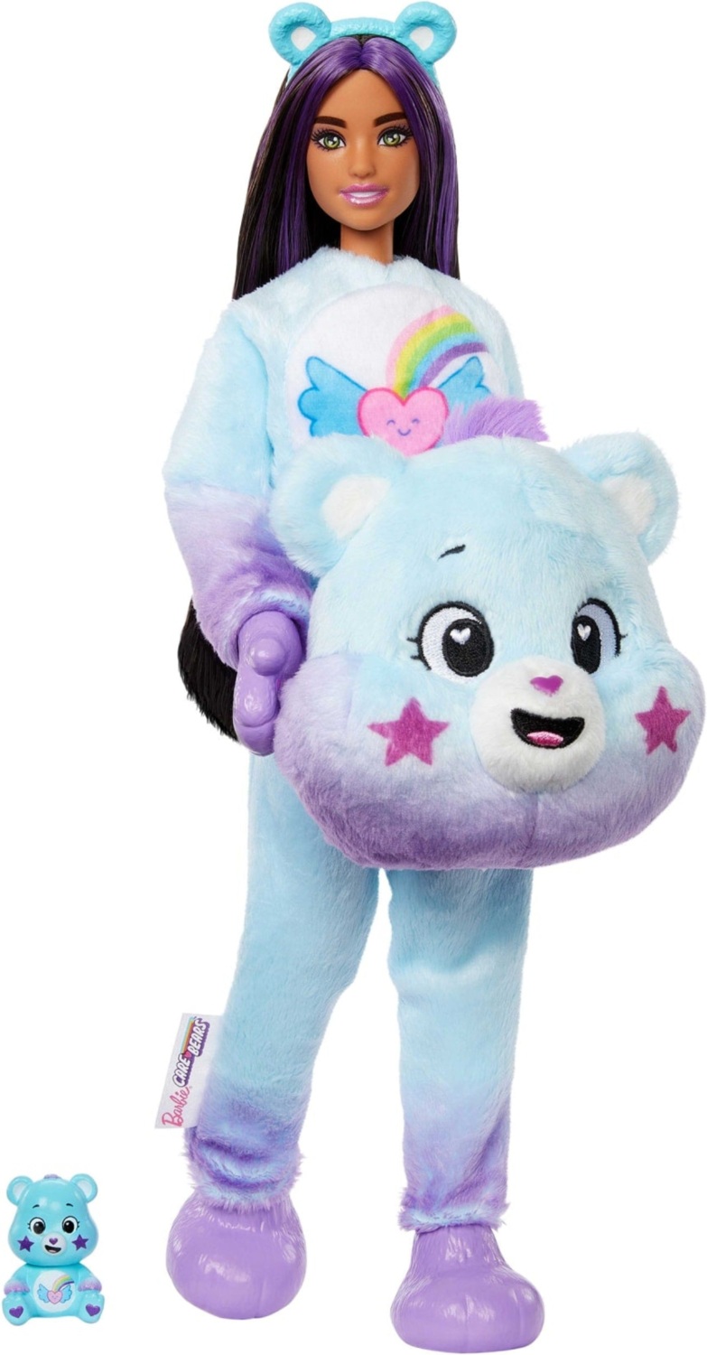 Лялька Barbie "Cutie Reveal" серії "Care Bears: нова хвиля" – ведмедик Мрійник (JFV61)фото