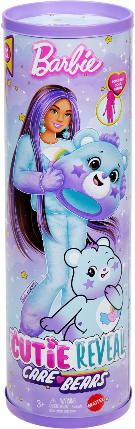 Лялька Barbie "Cutie Reveal" серії "Care Bears: нова хвиля" – ведмедик Мрійник (JFV61)фото