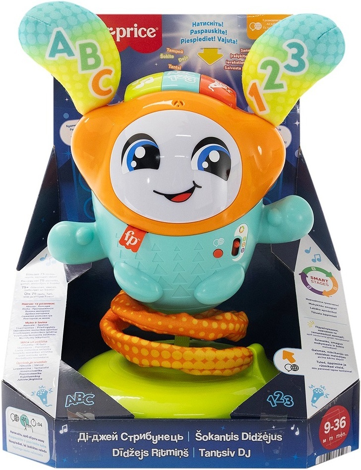 Ді-Джей Стрибунець з технологією Smart Stages (багатомовний) Fisher-Price (JLH74)фото5