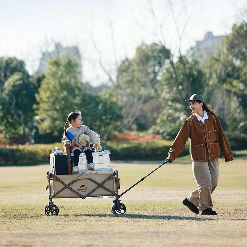 Складная тележка Naturehike NH19PJ001, бежевая фото 5