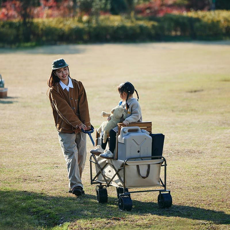 Складная тележка Naturehike NH19PJ001, бежевая фото 6