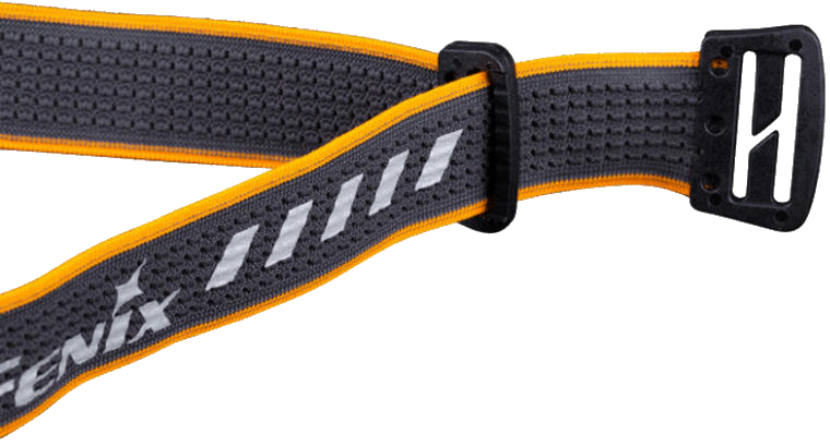 Лента для налобных фонарей Fenix одинарная черно-оранжевая AFH-03 фото 2