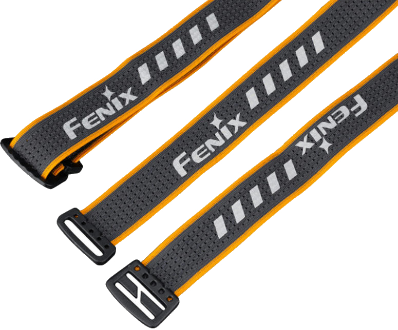 Лента для налобных фонарей Fenix одинарная черно-оранжевая AFH-03 фото 3