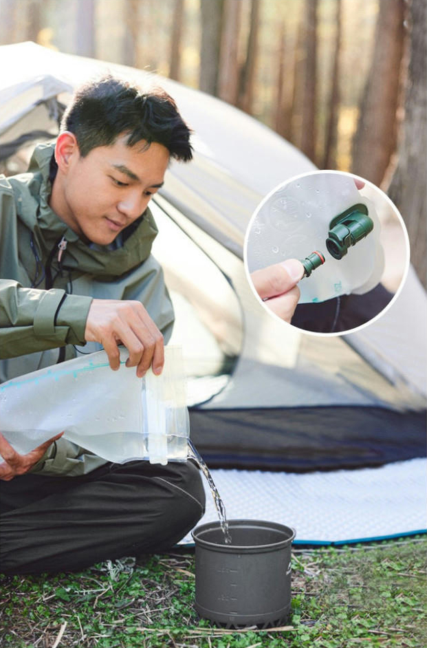 Питьевая система (гидратор) Naturehike CNK2450CF011, 2л, белая фото 6